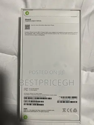 New Apple iPhone 15 128 GB Yellow