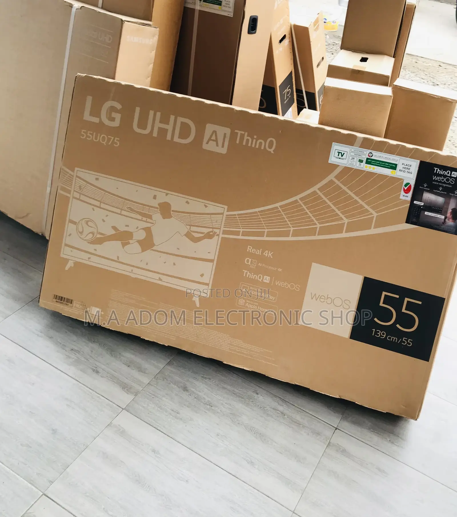Classic Designed LG 55UR73006 55” Uhd Smart Television.