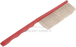 Horsehair Bee Brush With Plastic Handle