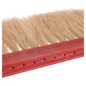 Horsehair Bee Brush With Plastic Handle