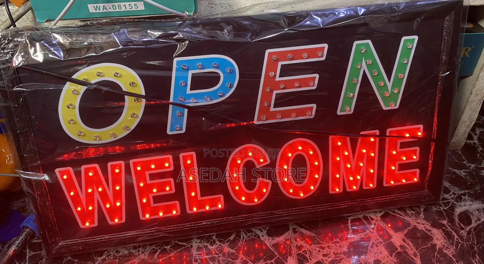 Open Welcome Led Light