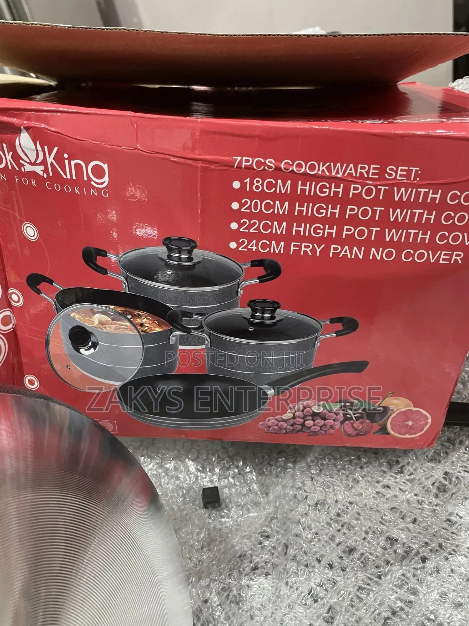 Non Stick Cookware Set 4set (7pcs)