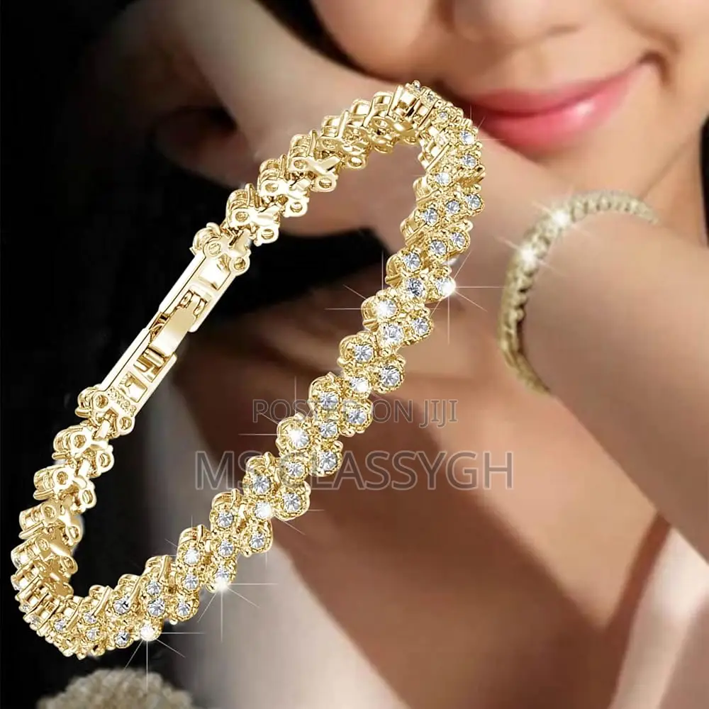 Fashion Bracelet for Women Crystal Gold Color Silver Color B