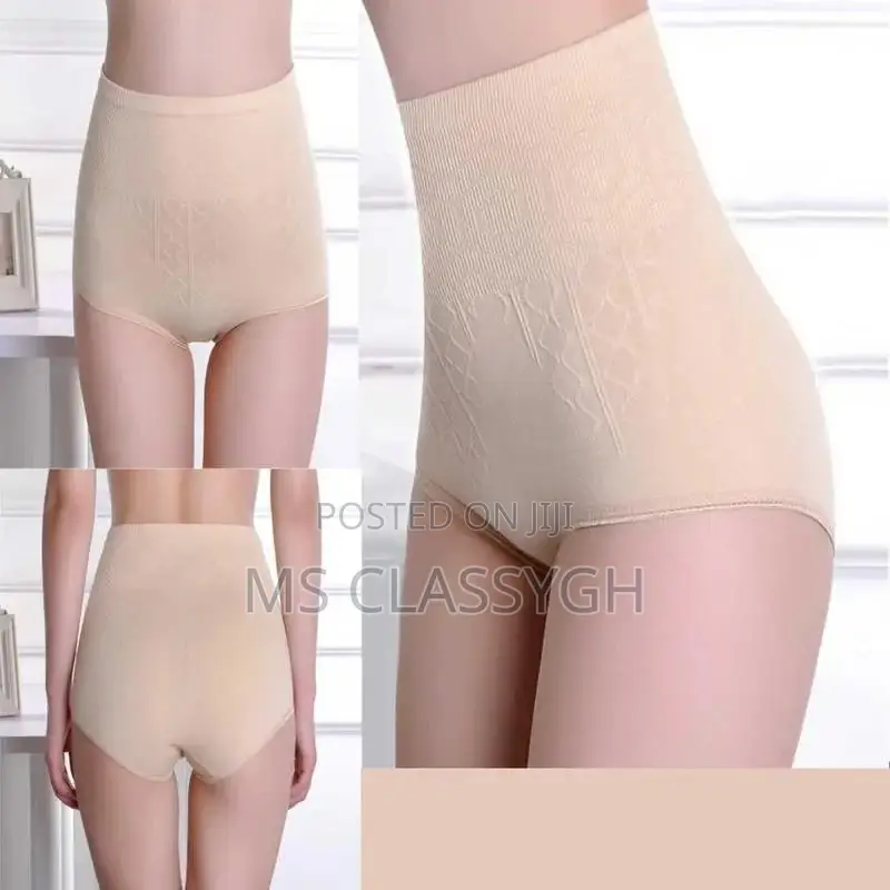 High Waist Belly Pants Shorts Postpartum Underwear Panties S
