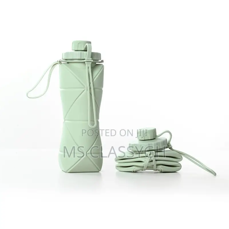 Silicone Foldable Water Bottle, Portable Cup for Outdoor Tra