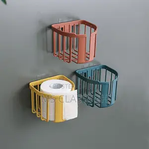 Toilet Paper Shelf Bathroom Kitchen Tissue Box Wall-Mounted