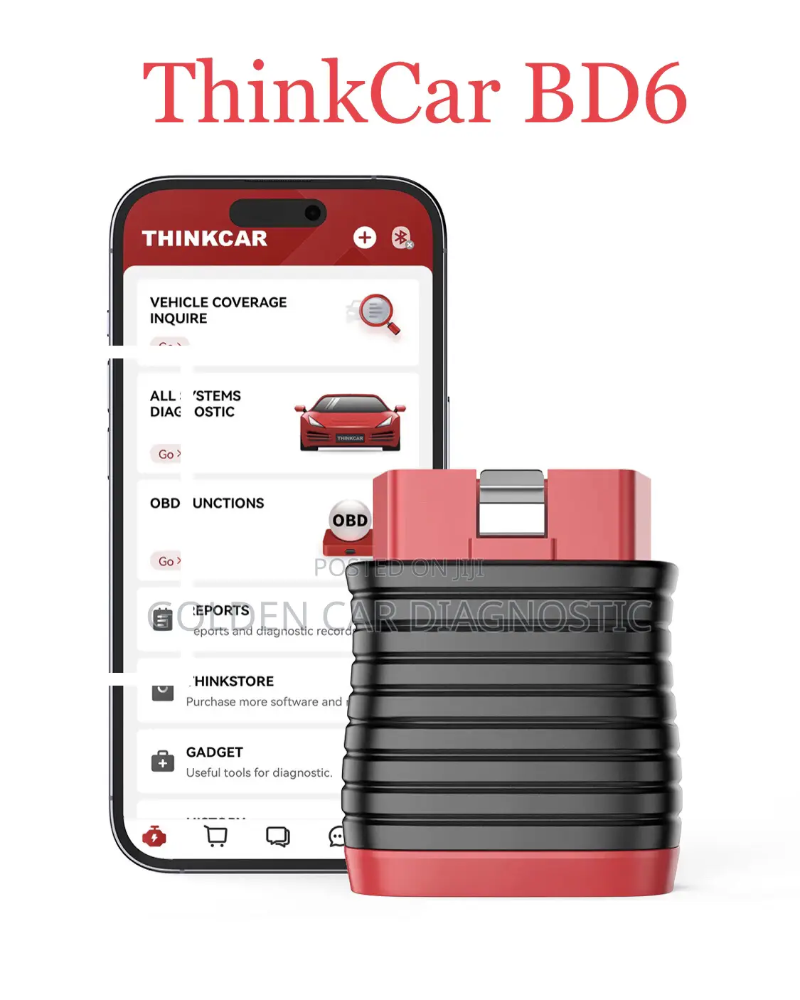 Thinkcar BD6 Bluetooth OBD2 Diagnostic Scanner