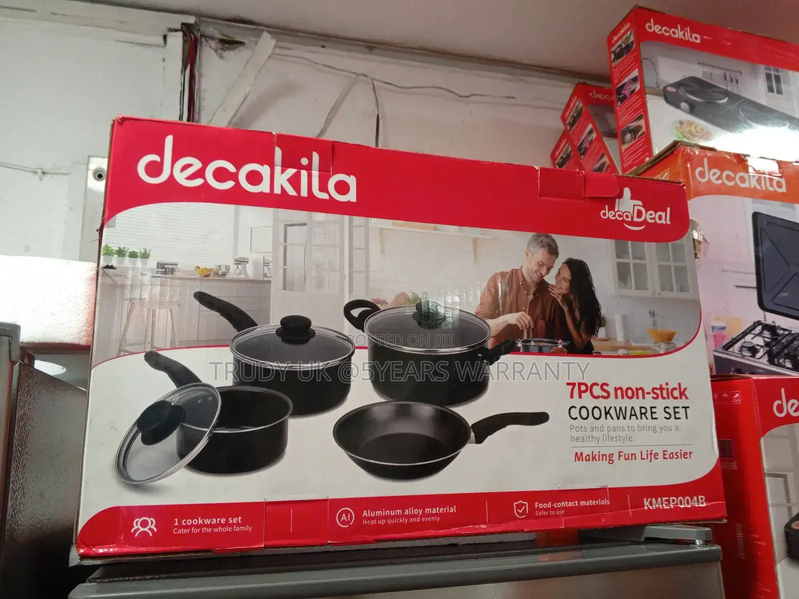 Making Life Easier Decakila Cookware Set 7pcs Non-Stick