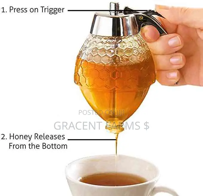 200ml Drip-Free Acrylic Honey Dispenser