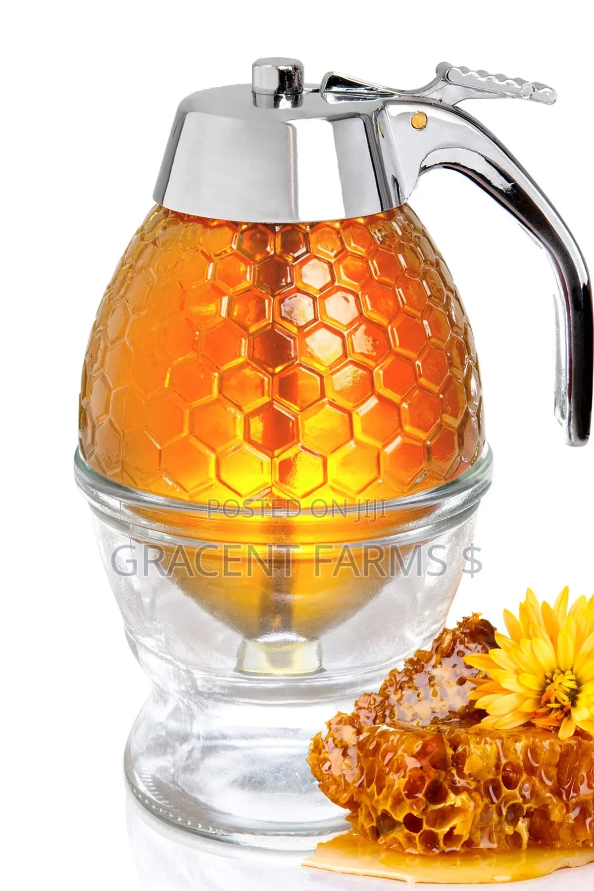 200ml Drip-Free Acrylic Honey Dispenser