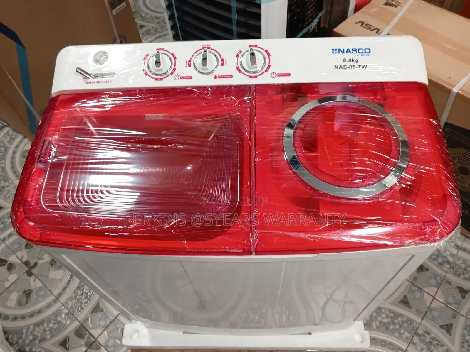 Nasco 8kg Washing Machine Twin Tub