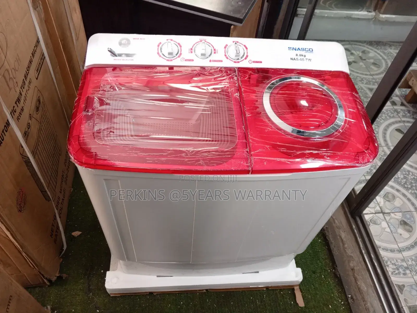 Nasco Soaksmart 8kg Washing Machine Twin Tub
