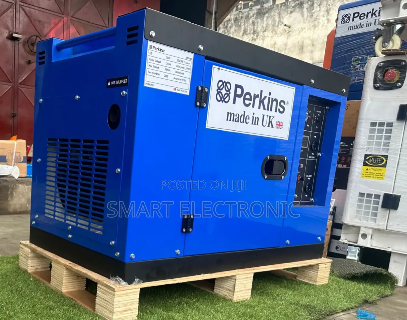 15kw 16500W Perkins Generator Silent Diesel Keystart Geneset
