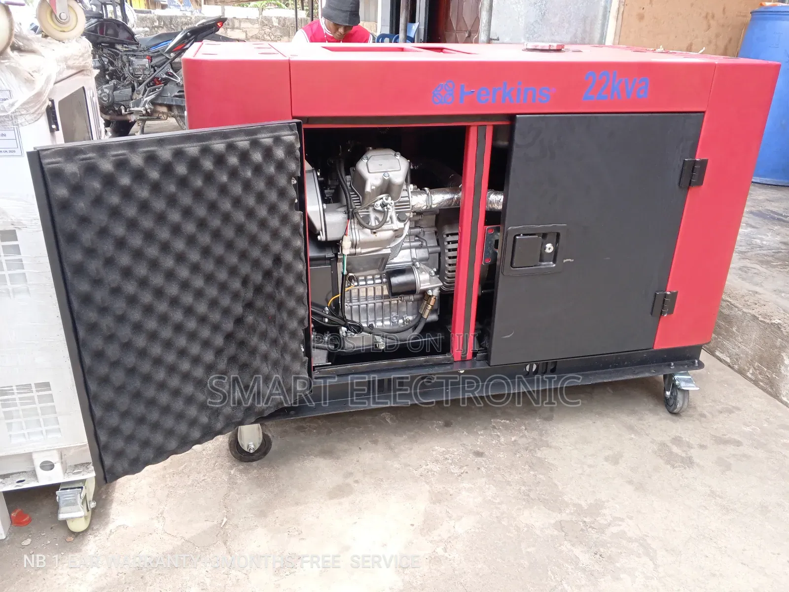 Generator Silent Diesel 22kva Keystart UK Made Perkins