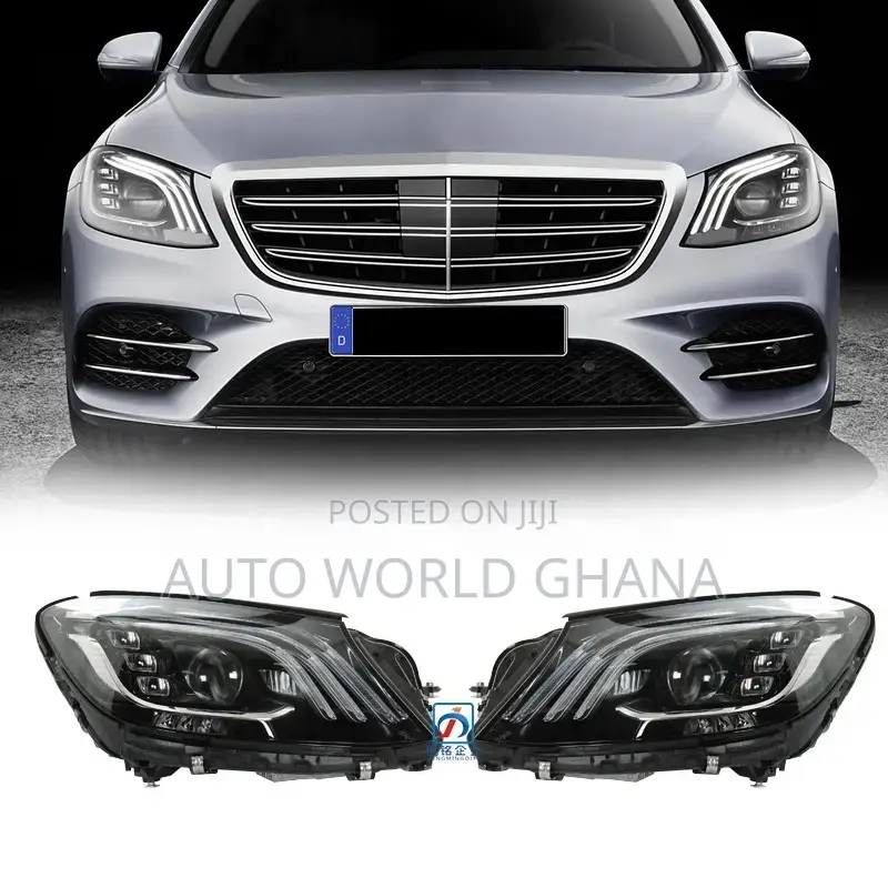 Mercedes Benz W222 Headlight 3 Lens 2014-2020