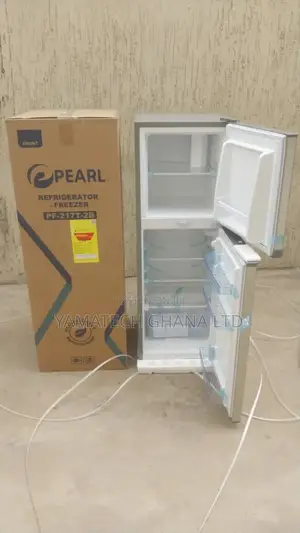Pearl 138 Litre Double Door Fridge With Top Freezer