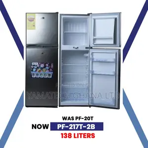 Pearl 138 Litre Double Door Fridge With Top Freezer