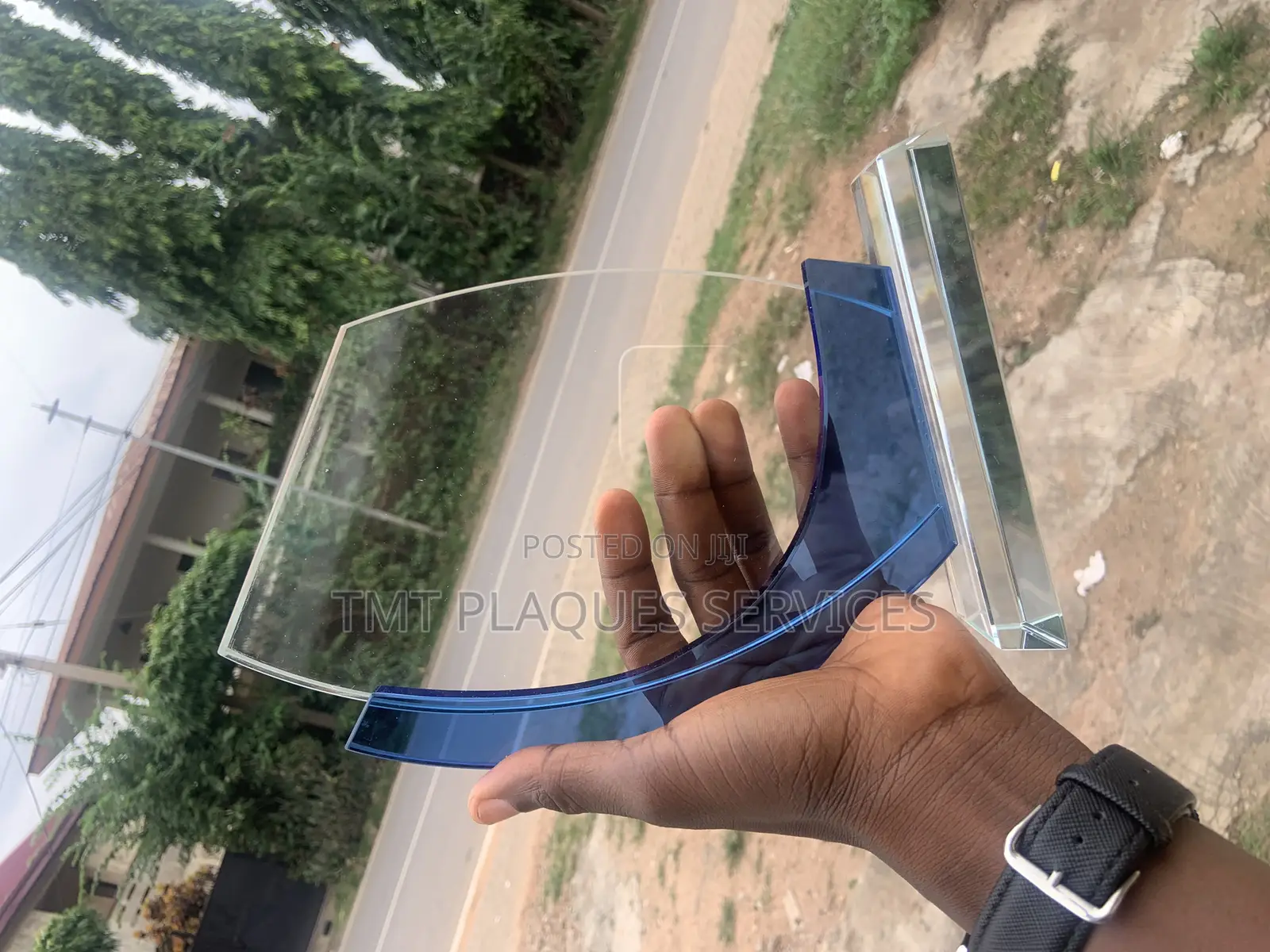 Blue Crystal Plaque Available for Your Events