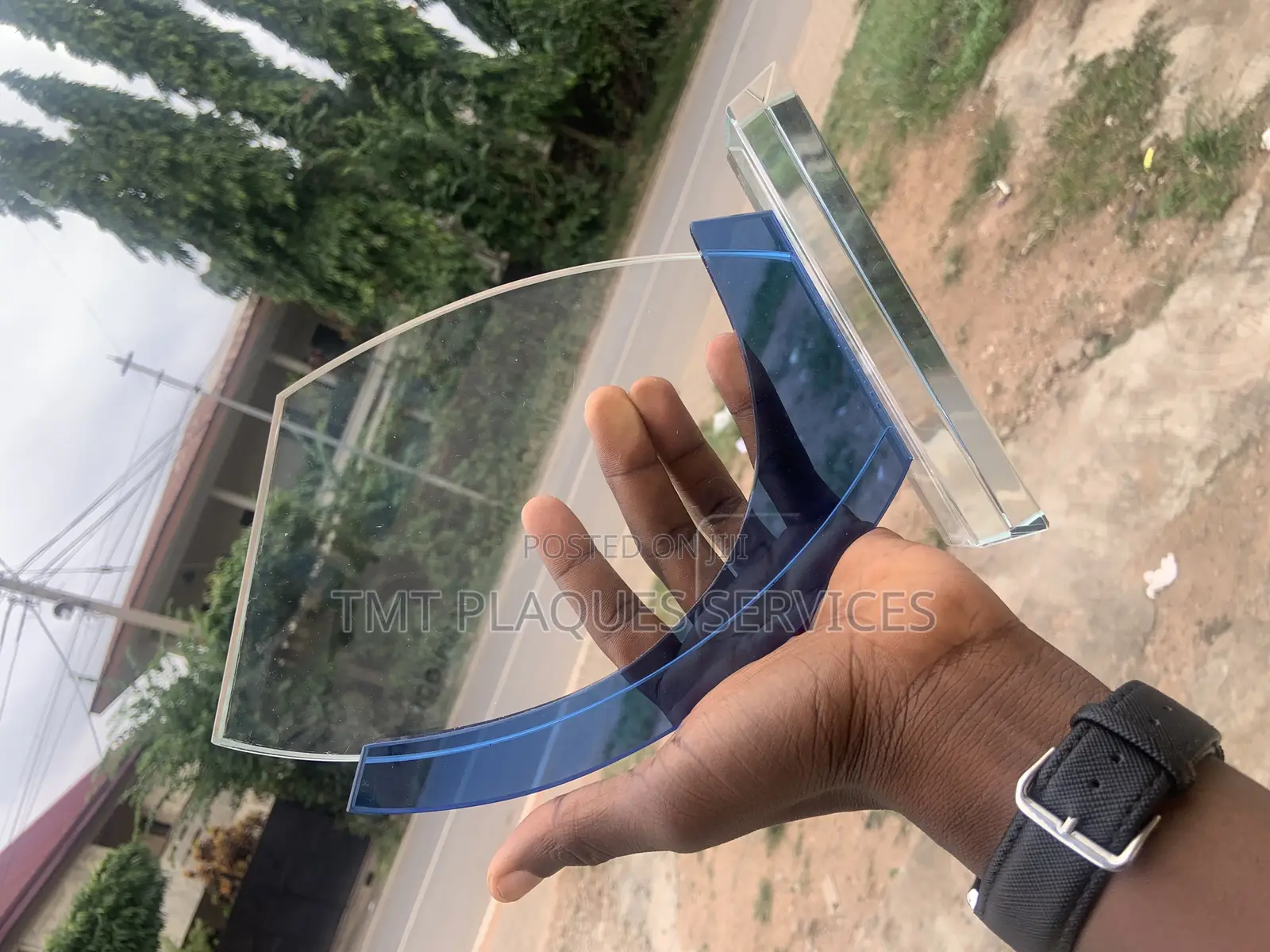 Blue Crystal Plaque Available for Your Events