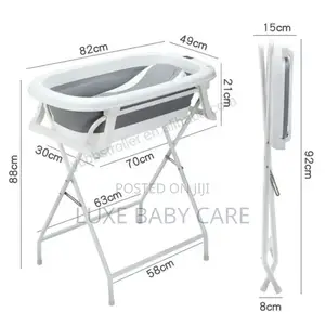 Standing Foldable Bath Tub Set