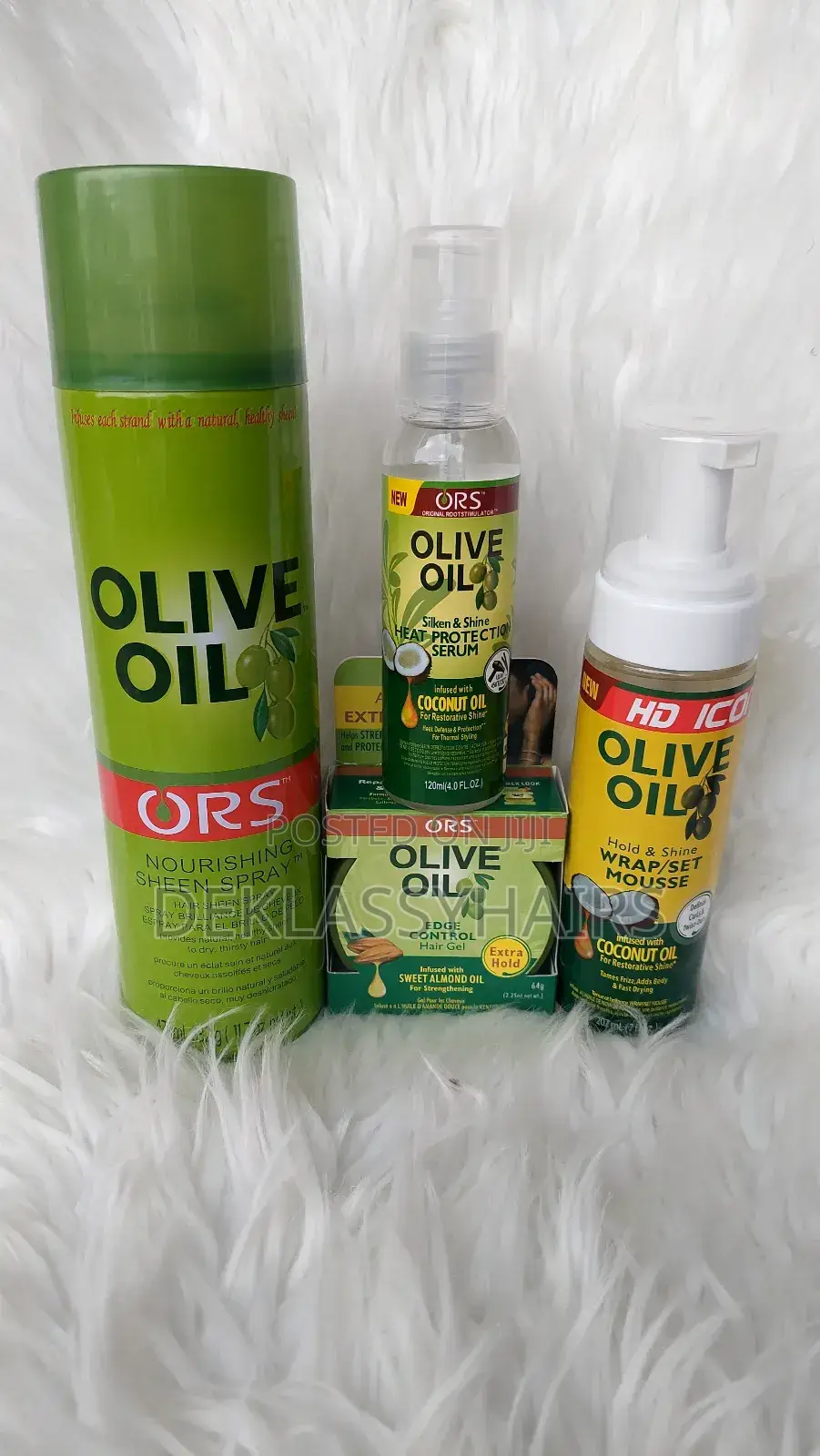 Olive Oil Styling Hair Set