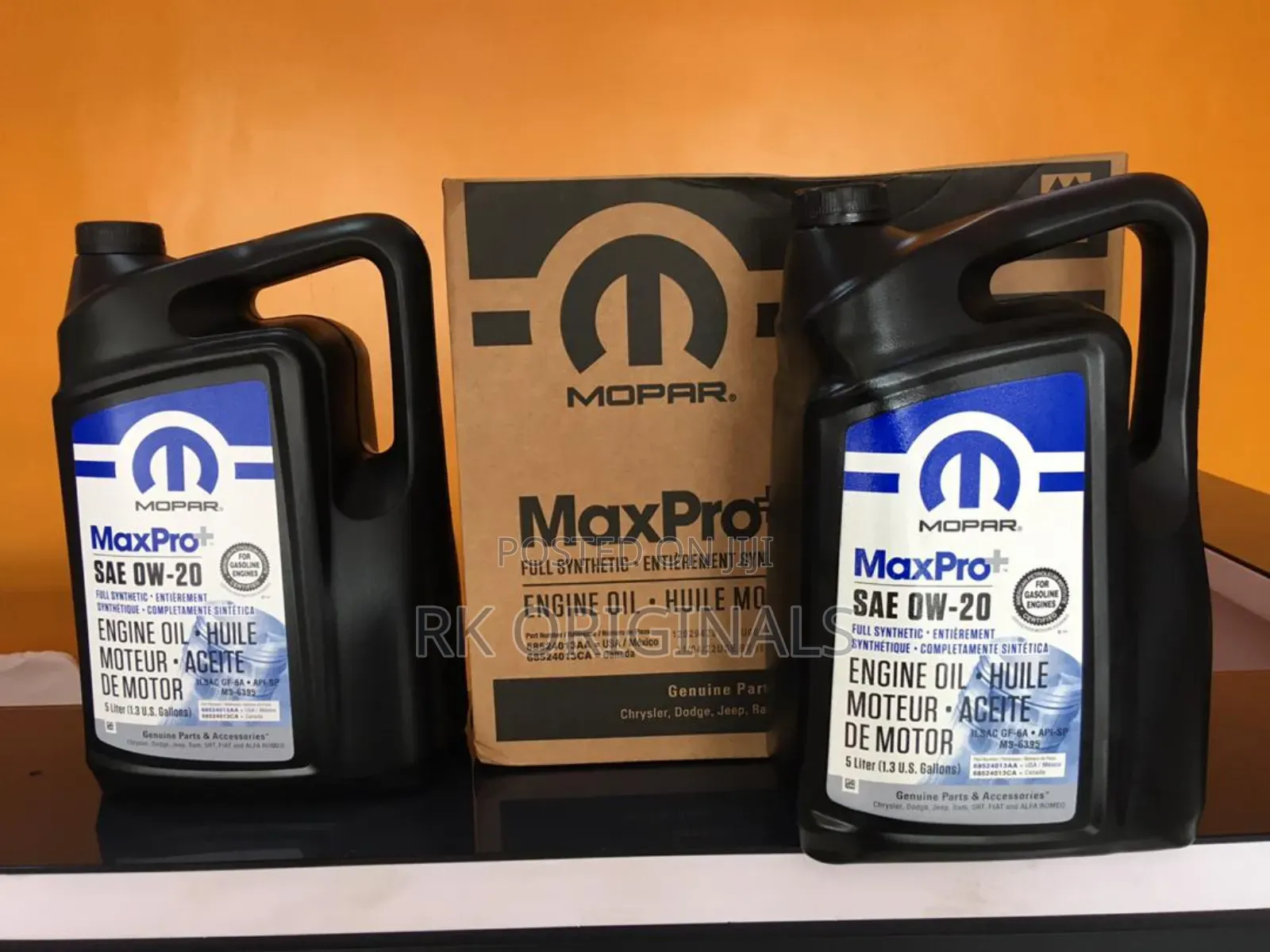 Mopar Maxpro 0w20 5l Engine Oil Imported From Usa