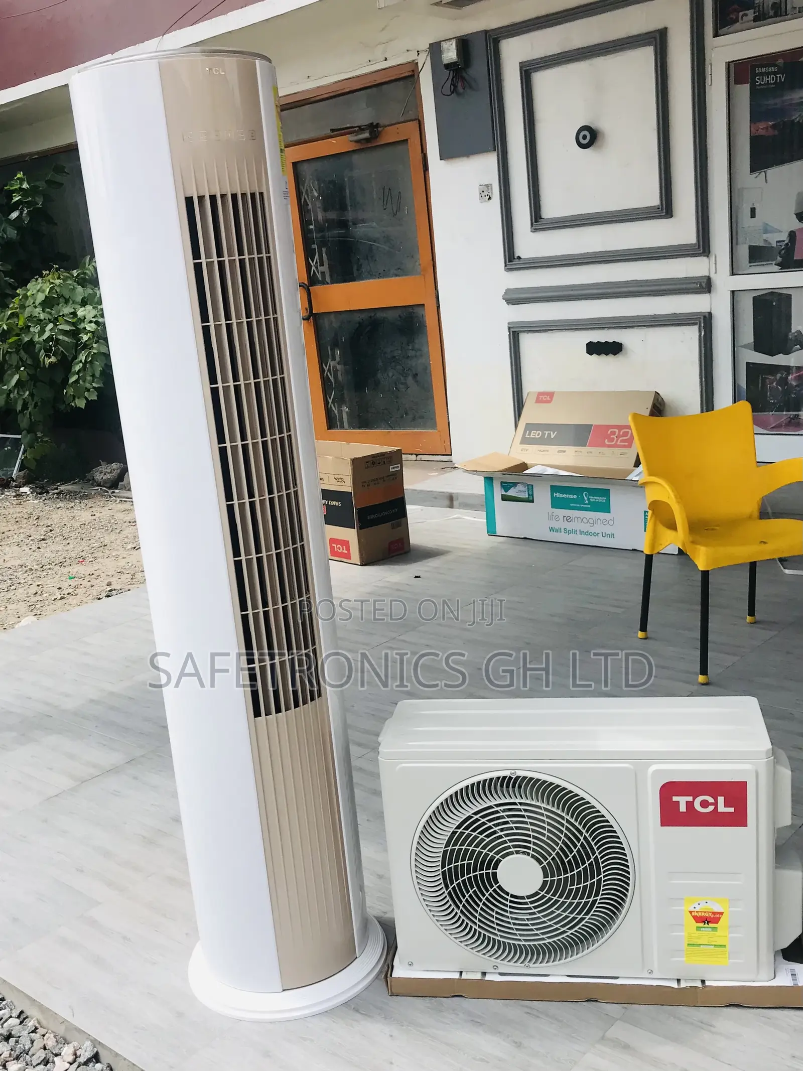 Genuine TCL 2.5hp R410 Gas White Standing Floor AC