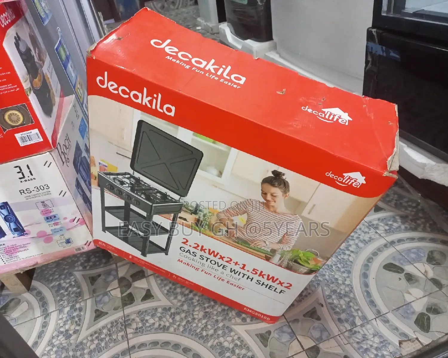 Available Gas Stove Decakila Original.