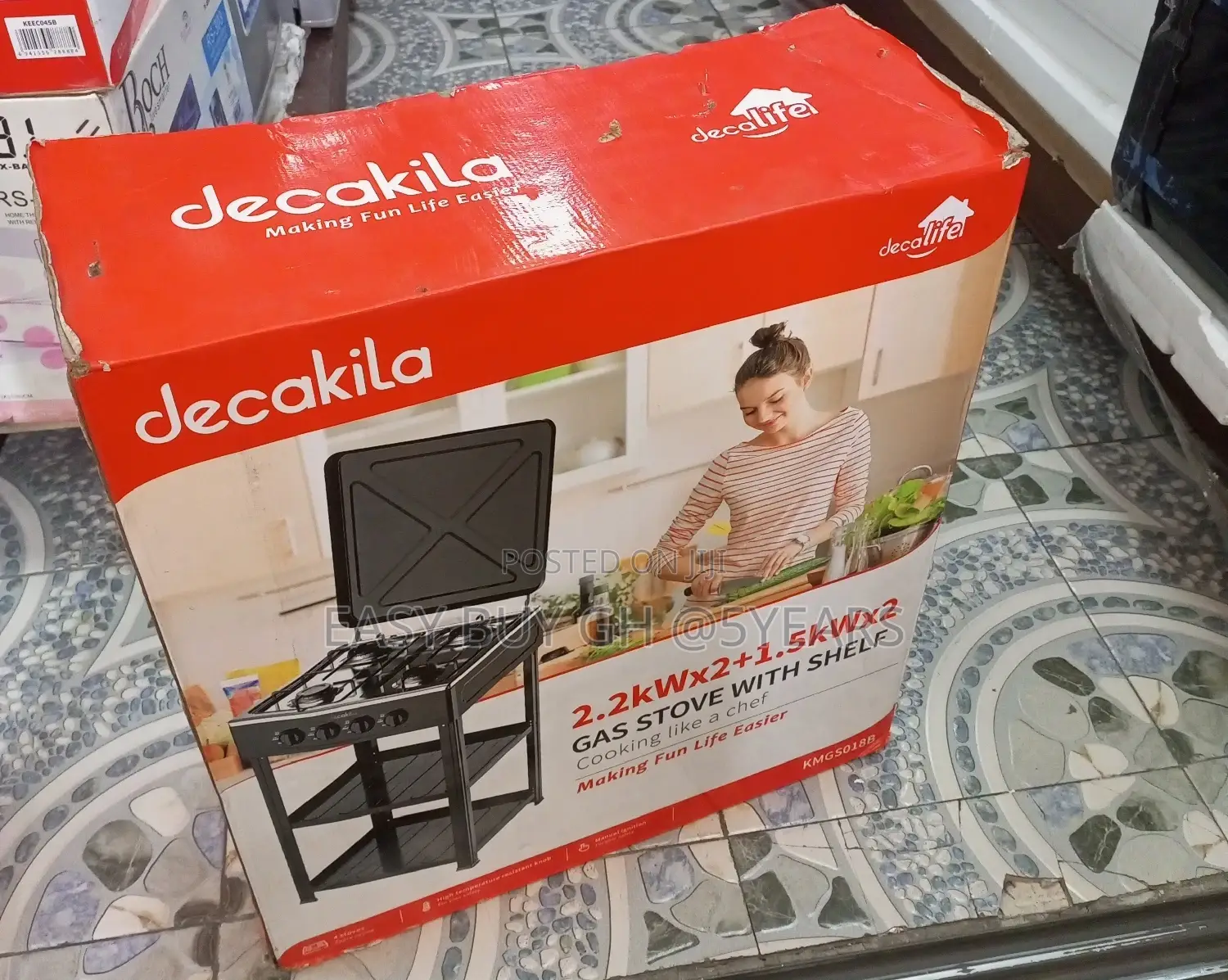 Decakila 2.2kw Gas Stove Making Fun Life Easier.