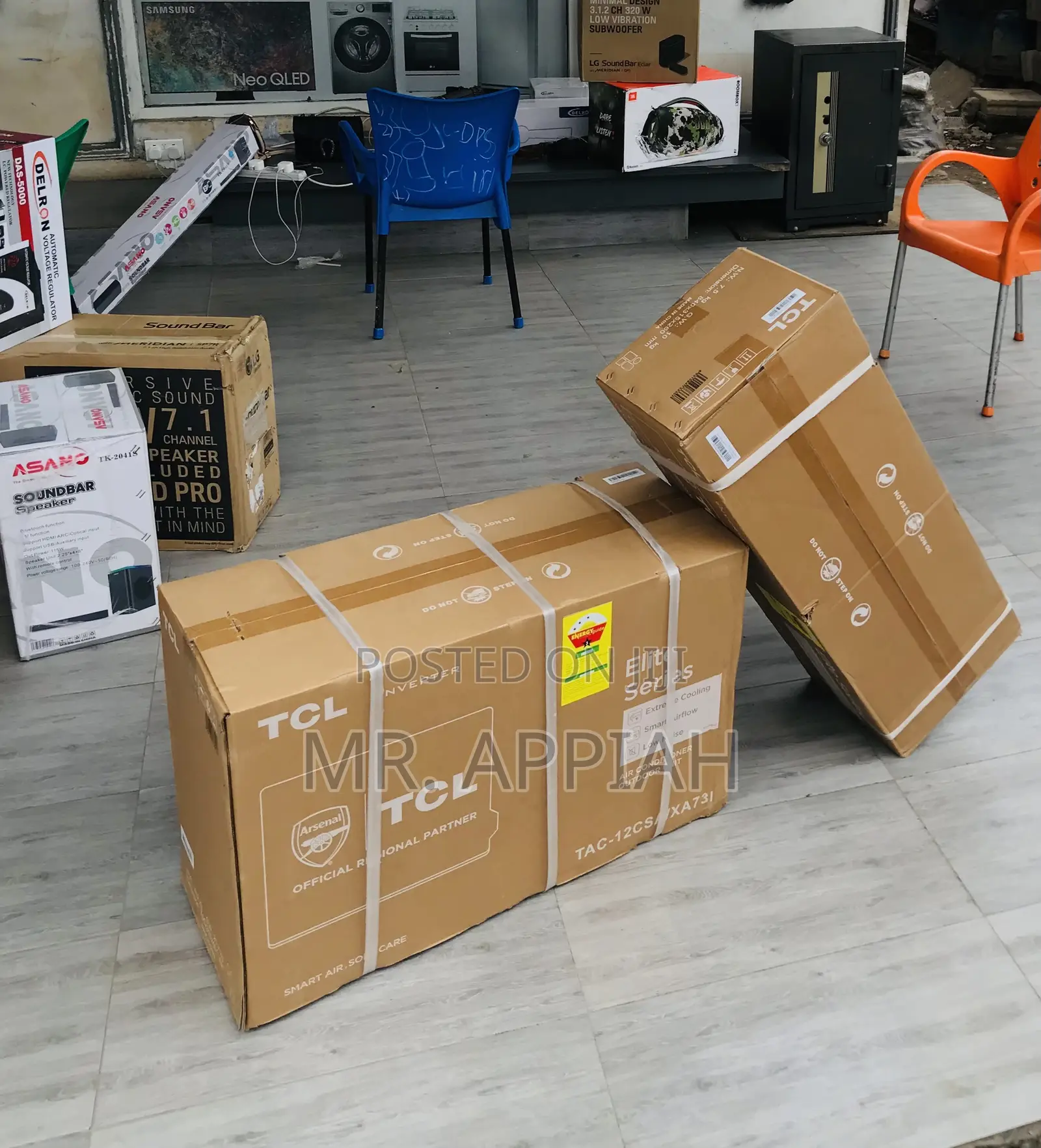 Sleek TCL 2.5hp Split Type R410 Air Conditioner 