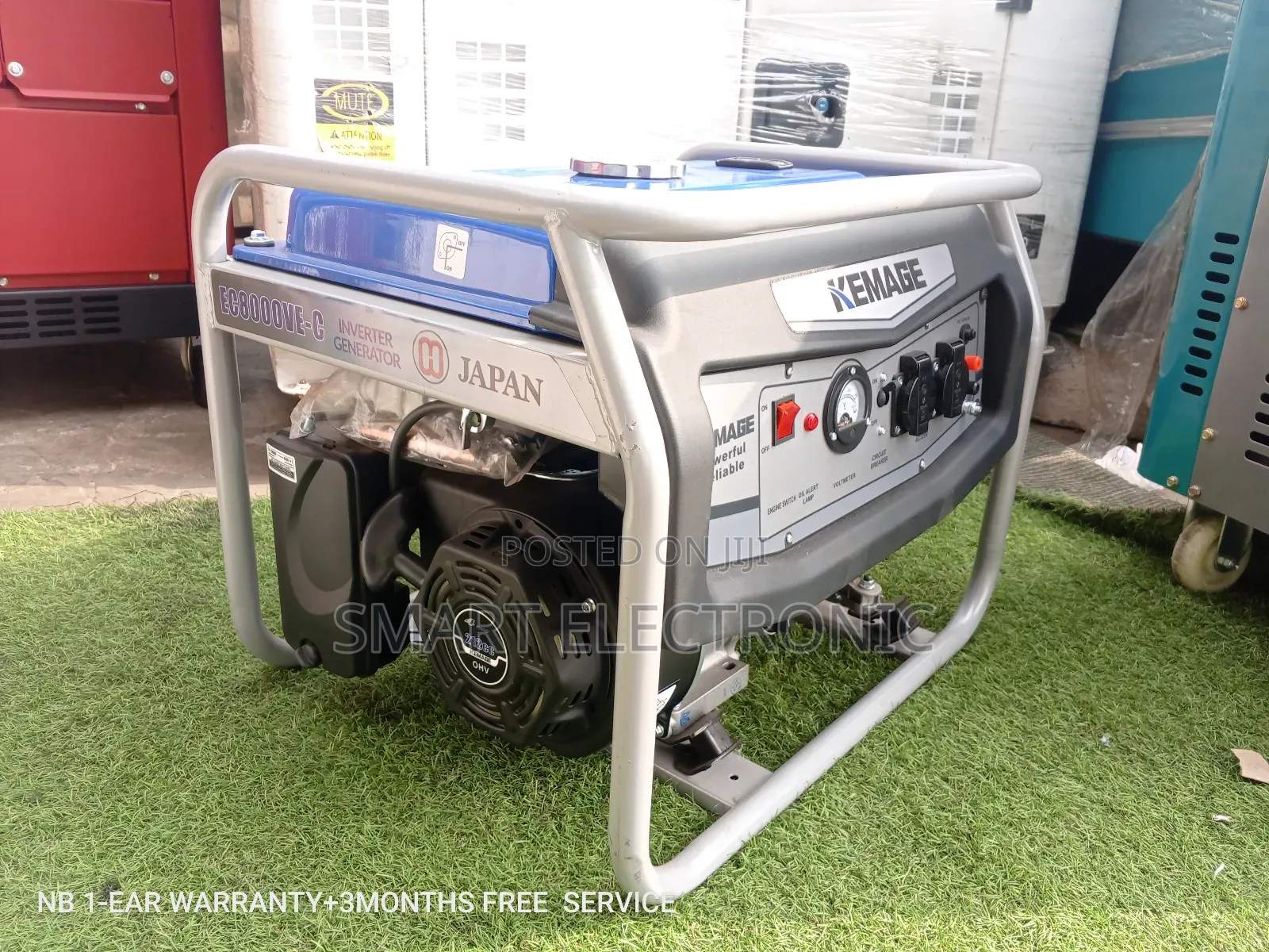 Powerful Kemage Geneset 7.0kva 8000W Silent Petrol Pullstart