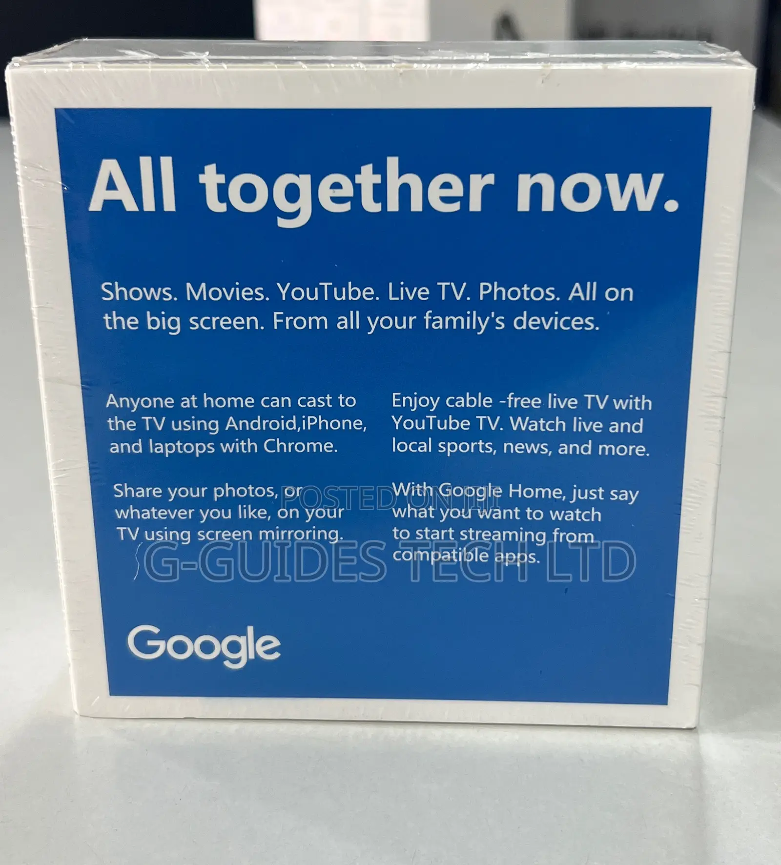 Google Chromecast Streaming Device From Phone to Tv