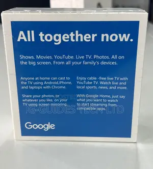 Google Chromecast Streaming Device From Phone to Tv