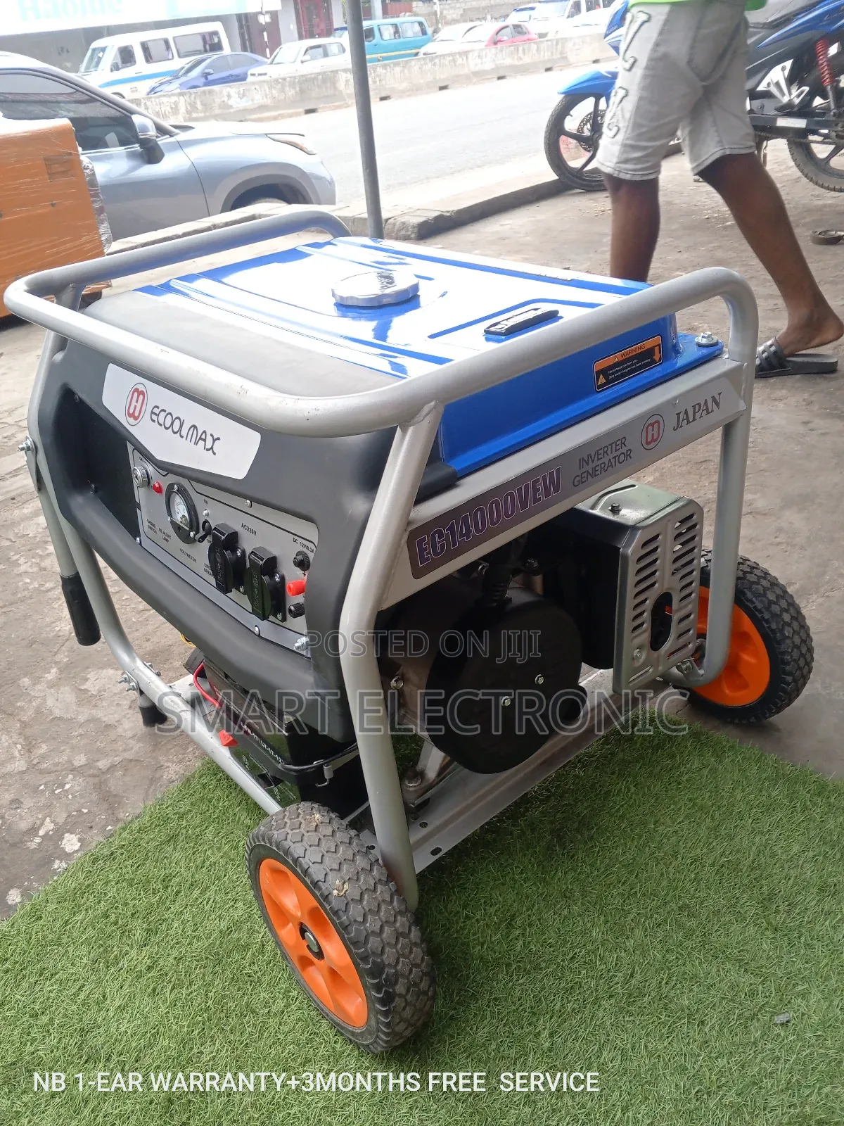 Ecoolmax Generator Silent 12kw 14000W Petrol Keystart Silent