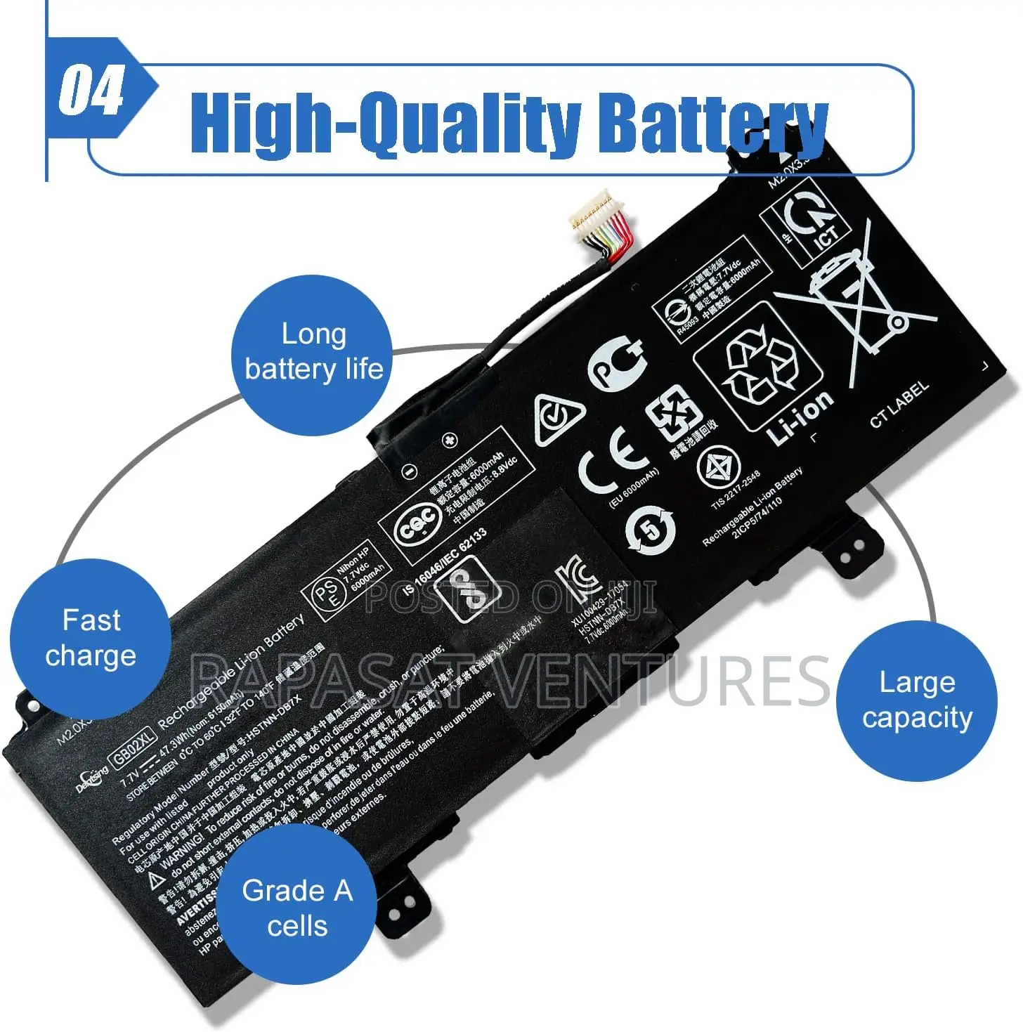 HP Gb02xl Battery