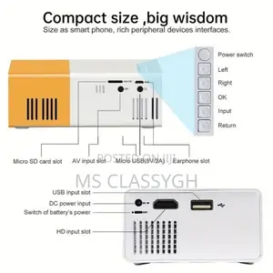 Yg300 Mini Projector 1080p Hd Projector Manual Zoom Smartpho