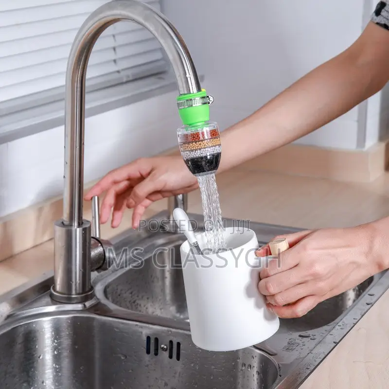 6-layers Water Filter Tap Purifier Medical Stone Charcoal No