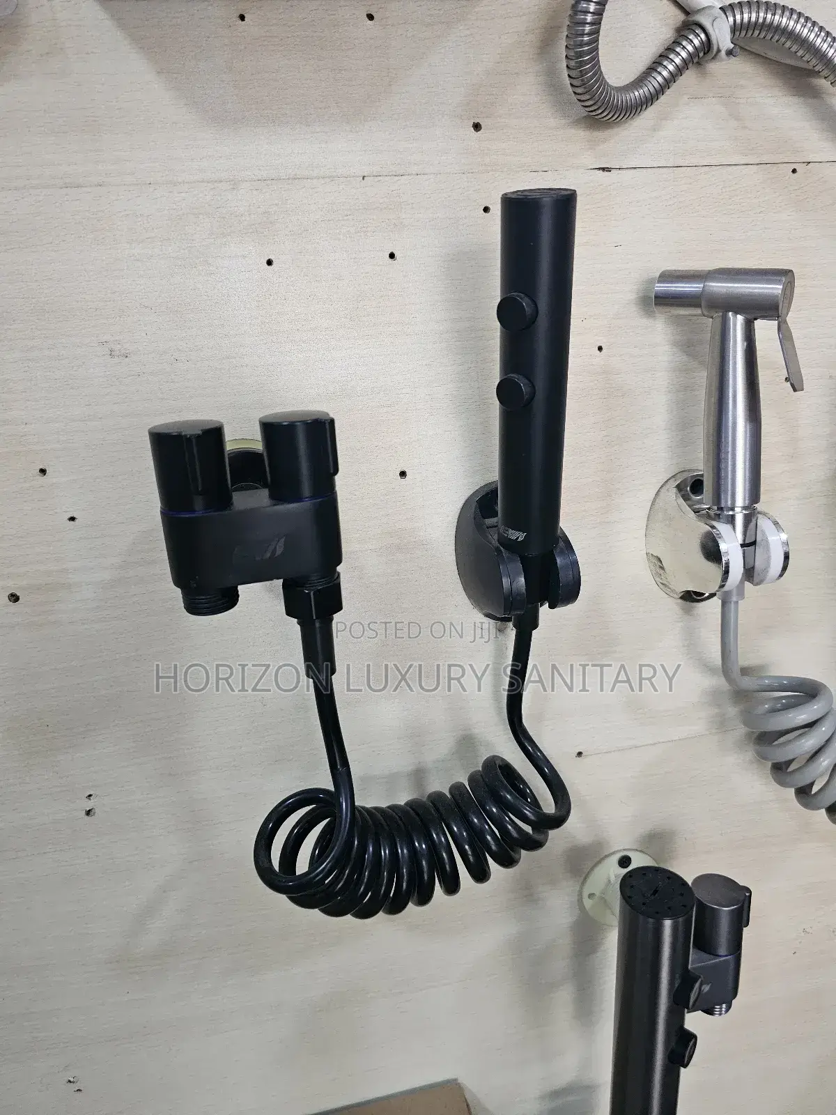Double Angle Valve With Shattaf for Toilet Bathroom