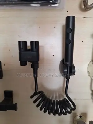 Double Angle Valve With Shattaf for Toilet Bathroom