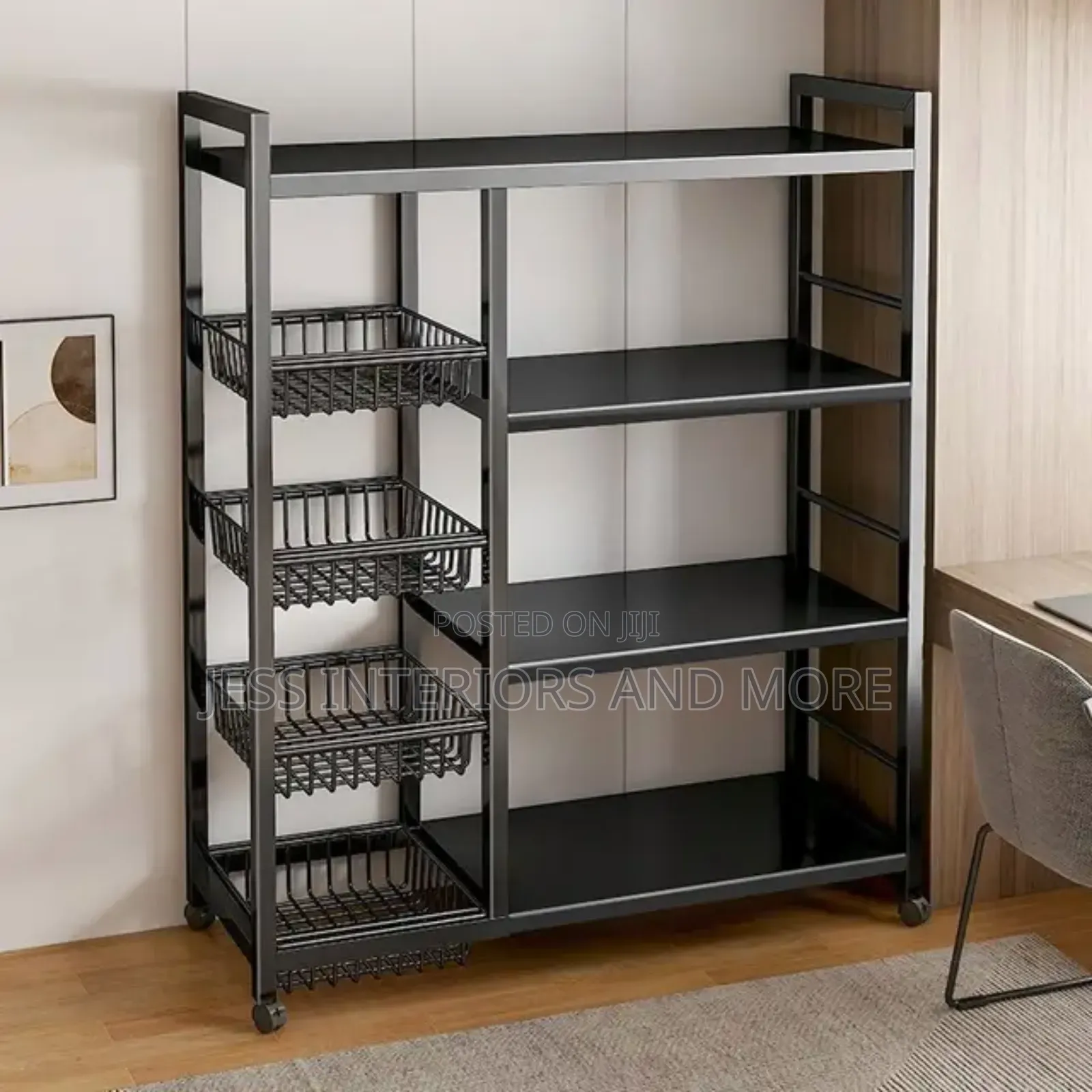 Kitchen 4 Tiers Storage Rack