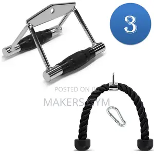 Tricep Rope /Row Handle (3-Piece)