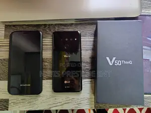 New LG V50 ThinQ 5G 128 GB Black