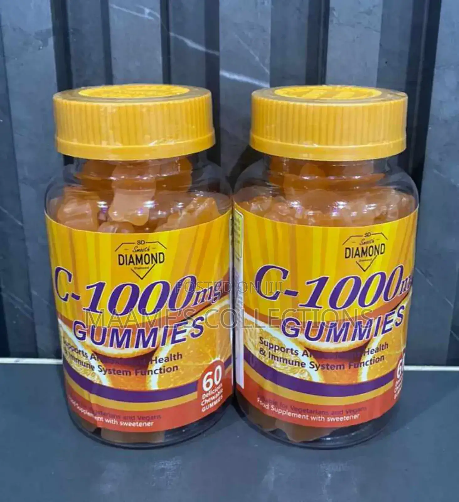 Diamond Vitamin C - 1000mg Gummies ( 60 Capsules)