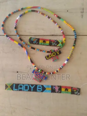 Beaded Necklace and Bracelet