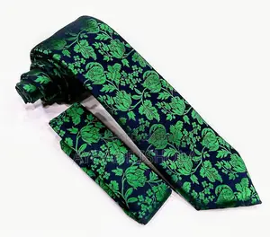 Colorful Men Tie With Square Pocket for Ur Suit.