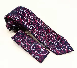 Colorful Men Tie With Square Pocket for Ur Suit.