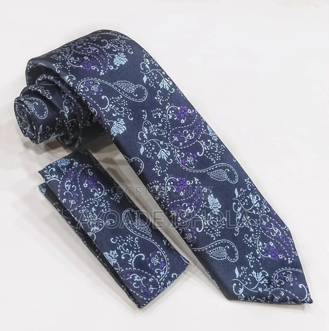 Colorful Men Tie With Square Pocket for Ur Suit.