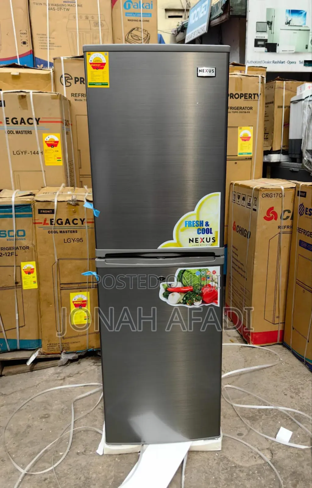 Nexus 246ltr Double Door Bottom Fridge Nx-280