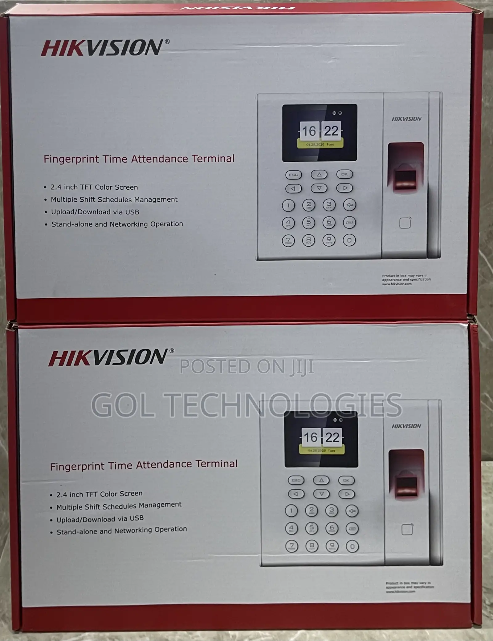 Hikvision Fingerprint Attendance System or Clock in System