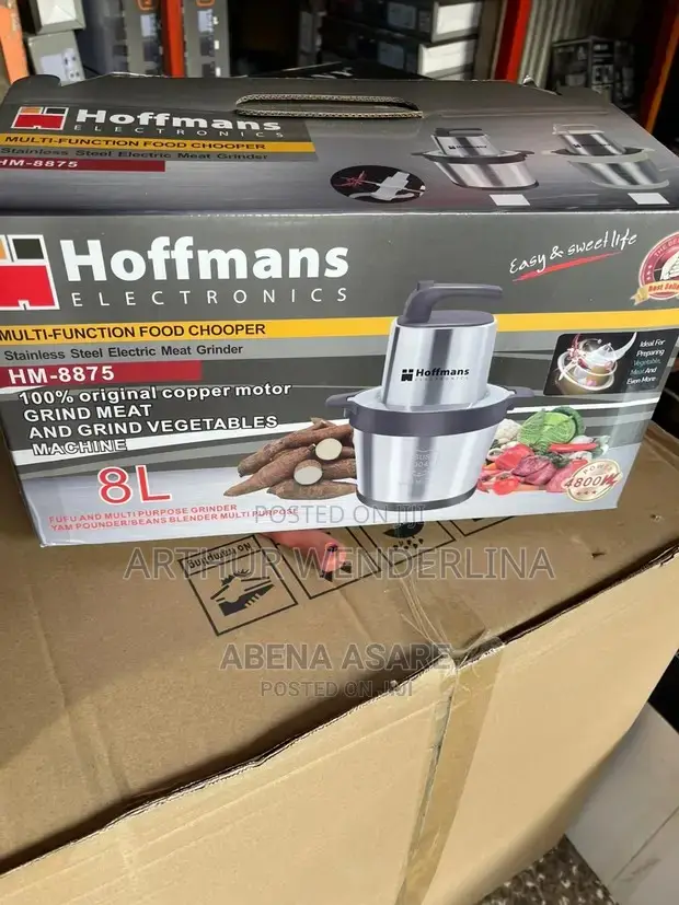8l Hoffmans Fufu Machine and Multifunction